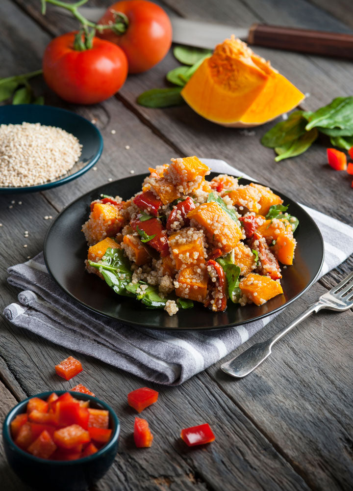 Roast Pumpkin and Quinoa Salad Bowl
