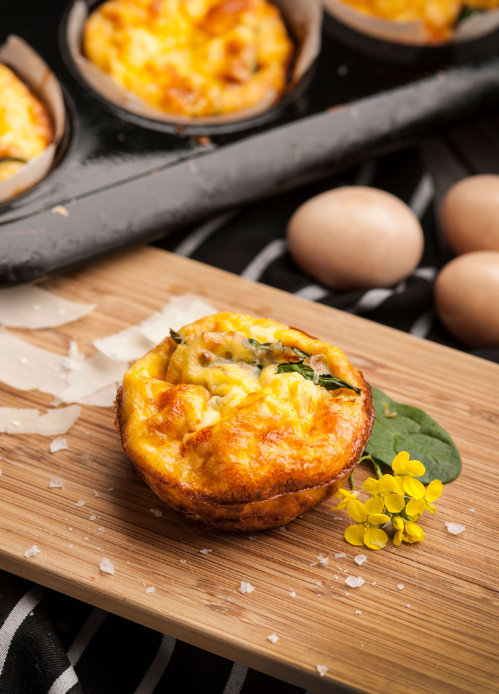Baked Egg & Bacon Frittata