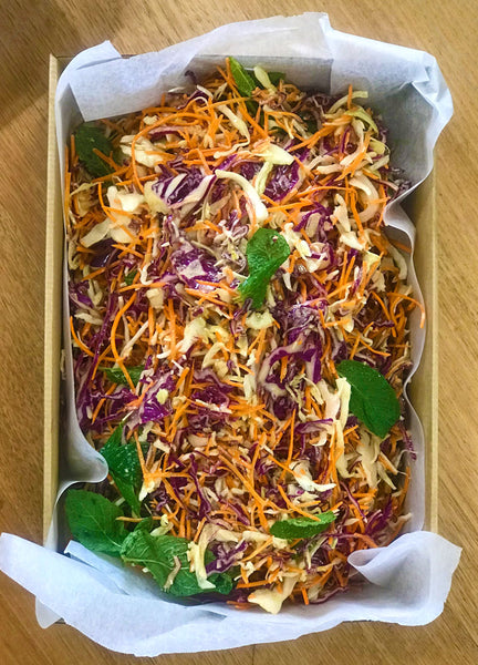Tangy Cabbage Slaw Salad Box Tangy Cabbage Slaw Salad Box